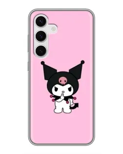 Чехол для Samsung Galaxy S24 с картинкой «Kuromi — розовая нежность» Чехол для Samsung Galaxy S24 с картинкой «Kuromi — розовая нежность»
