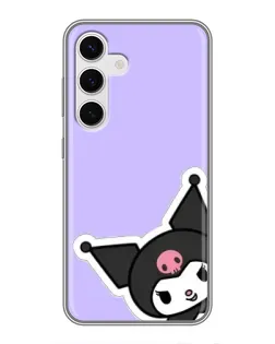 Чехол для Samsung Galaxy S24 с картинкой «Забавная Kuromi» Чехол для Samsung Galaxy S24 с картинкой «Забавная Kuromi»