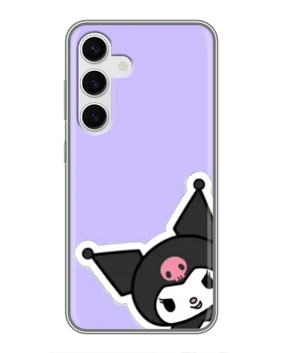 Чехол для Samsung Galaxy S24 с картинкой «Забавная Kuromi»