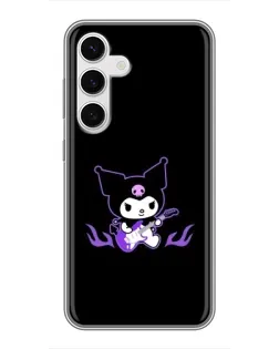 Чехол для Samsung Galaxy S24 с картинкой «Электрическая Kuromi» Чехол для Samsung Galaxy S24 с картинкой «Электрическая Kuromi»
