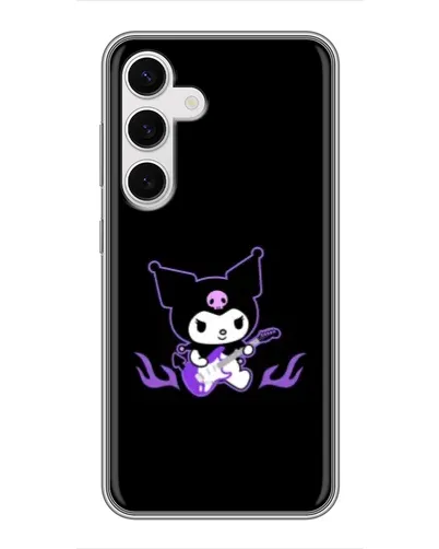 Чехол для Samsung Galaxy S24 с картинкой «Электрическая Kuromi»