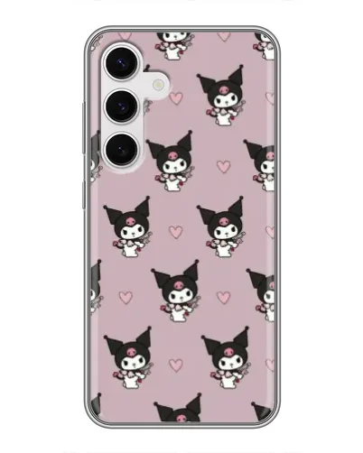 Чехол для Samsung Galaxy S24 с картинкой «Kuromi — ночной сон»