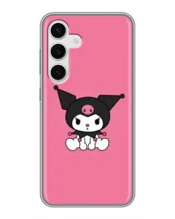 Чехол для Samsung Galaxy S24 с картинкой «Хмурая Kuromi» Чехол для Samsung Galaxy S24 с картинкой «Хмурая Kuromi»