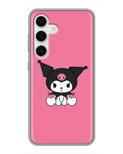 Чехол для Samsung Galaxy S24 с картинкой «Хмурая Kuromi»