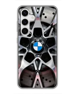 Чехол для Samsung Galaxy S24 с картинкой «BMW — деталь диска»