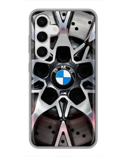 Чехол для Samsung Galaxy S24 с картинкой «BMW — деталь диска» Чехол для Samsung Galaxy S24 с картинкой «BMW — деталь диска»