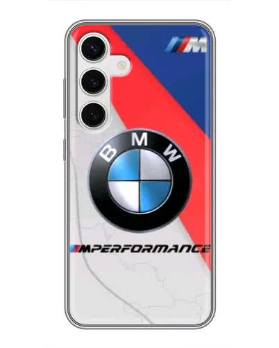 Чехол для Samsung Galaxy S24 с картинкой «BMW Performance стиль» Чехол для Samsung Galaxy S24 с картинкой «BMW Performance стиль»
