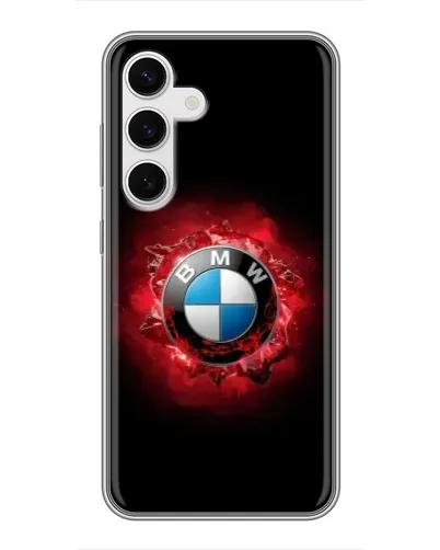 Чехол для Samsung Galaxy S24 с картинкой «Логотип BMW — вспышка» Чехол для Samsung Galaxy S24 с картинкой «Логотип BMW — вспышка»