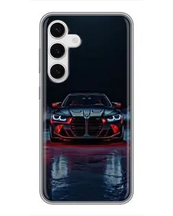 Чехол для Samsung Galaxy S24 с картинкой «BMW на мокрой дороге» Чехол для Samsung Galaxy S24 с картинкой «BMW на мокрой дороге»