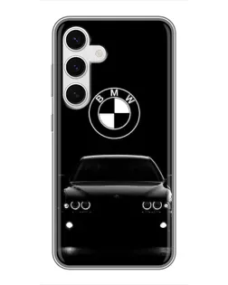 Чехол для Samsung Galaxy S24 с картинкой «BMW — взгляд из темноты» Чехол для Samsung Galaxy S24 с картинкой «BMW — взгляд из темноты»