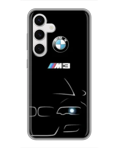 Чехол для Samsung Galaxy S24 с картинкой «Минималистичный принт BMW M3» Чехол для Samsung Galaxy S24 с картинкой «Минималистичный принт BMW M3»