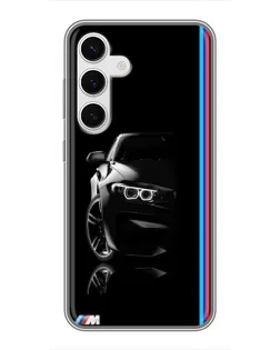 Чехол для Samsung Galaxy S24 с картинкой «Силуэт BMW в темноте» Чехол для Samsung Galaxy S24 с картинкой «Силуэт BMW в темноте»