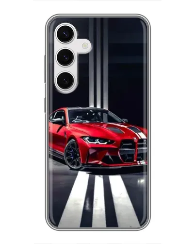 Чехол для Samsung Galaxy S24 с картинкой «Красная BMW на дороге» Чехол для Samsung Galaxy S24 с картинкой «Красная BMW на дороге»