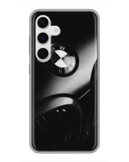 Чехол для Samsung Galaxy S24 с картинкой «Эмблема BMW — макро» Чехол для Samsung Galaxy S24 с картинкой «Эмблема BMW — макро»