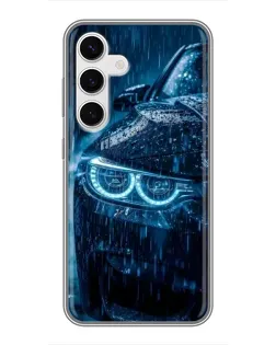 Чехол для Samsung Galaxy S24 с картинкой «BMW под дождем» Чехол для Samsung Galaxy S24 с картинкой «BMW под дождем»