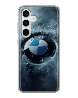 Чехол для Samsung Galaxy S24 с картинкой «Логотип BMW — лед» Чехол для Samsung Galaxy S24 с картинкой «Логотип BMW — лед»