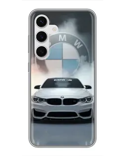 Чехол для Samsung Galaxy S24 с картинкой «BMW в белом дыму» Чехол для Samsung Galaxy S24 с картинкой «BMW в белом дыму»