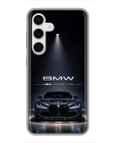 Чехол для Samsung Galaxy S24 с картинкой «BMW сквозь ночной город» Чехол для Samsung Galaxy S24 с картинкой «BMW сквозь ночной город»