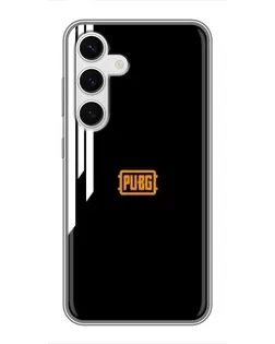 Чехол для Samsung Galaxy S24 с картинкой «PUBG — вертикальные линии»