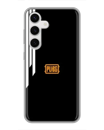 Чехол для Samsung Galaxy S24 с картинкой «PUBG — вертикальные линии»