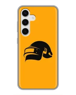 Чехол для Samsung Galaxy S24 с картинкой «PUBG — золотой шлем» Чехол для Samsung Galaxy S24 с картинкой «PUBG — золотой шлем»