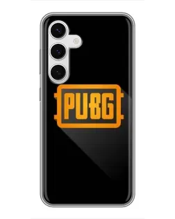Чехол для Samsung Galaxy S24 с картинкой «PUBG — рамка лого» Чехол для Samsung Galaxy S24 с картинкой «PUBG — рамка лого»