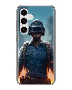 Чехол для Samsung Galaxy S24 с картинкой «PUBG — реалистичный герой» Чехол для Samsung Galaxy S24 с картинкой «PUBG — реалистичный герой»