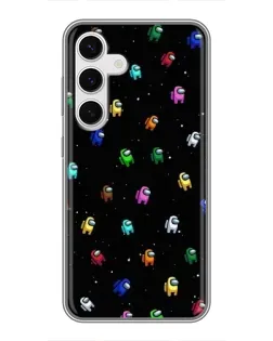 Чехол для Samsung Galaxy S24 с картинкой «Экипаж Among Us»