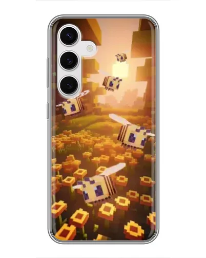 Чехол для Samsung Galaxy S24 с картинкой «Поле подсолнухов»