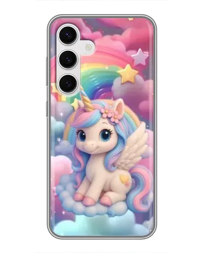 Чехол для Samsung Galaxy S24 с картинкой «Маленький единорог» Чехол для Samsung Galaxy S24 с картинкой «Маленький единорог»