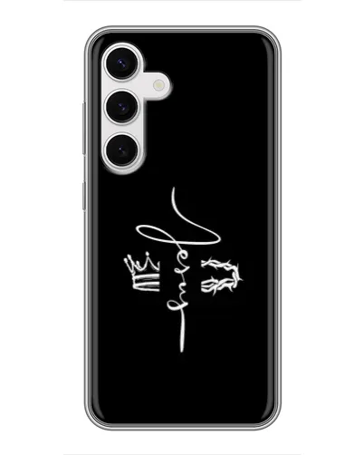 Чехол для Samsung Galaxy S24 с картинкой «Король Славы Jesus»