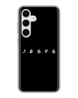 Чехол для Samsung Galaxy S24 с картинкой «Точки веры J.E.S.U.S.»