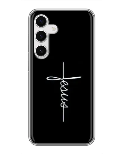 Чехол для Samsung Galaxy S24 с картинкой «Тонкая линия веры»