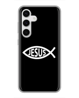 Чехол для Samsung Galaxy S24 с картинкой «Классический Jesus»