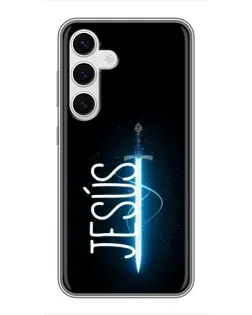 Чехол для Samsung Galaxy S24 с картинкой «Меч Духа Jesus»