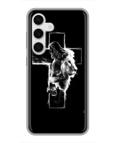 Чехол для Samsung Galaxy S24 с картинкой «Сияющий крест Jesus» Чехол для Samsung Galaxy S24 с картинкой «Сияющий крест Jesus»