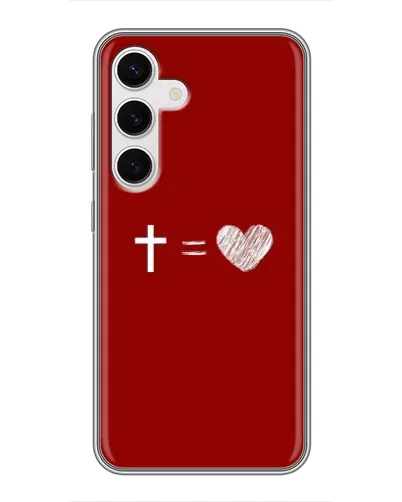 Чехол для Samsung Galaxy S24 с картинкой «Уравнение любви» Чехол для Samsung Galaxy S24 с картинкой «Уравнение любви»