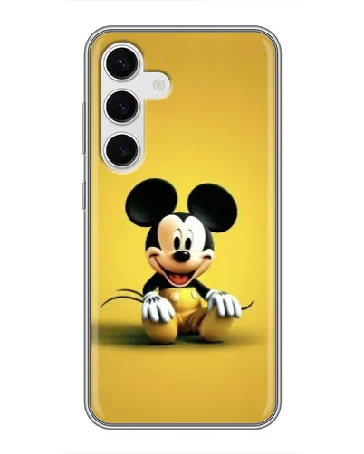 Чехол для Samsung Galaxy S24 с картинкой «Микки на желтом» Чехол для Samsung Galaxy S24 с картинкой «Микки на желтом»
