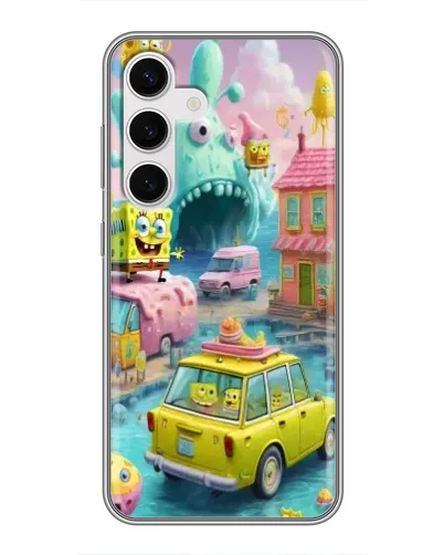 Чехол для Samsung Galaxy S24 с картинкой «Монстр-трак приключения»