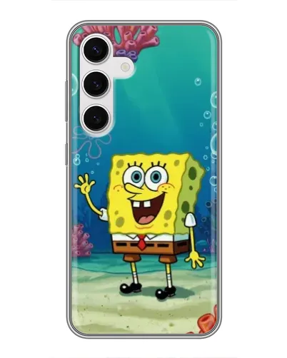 Чехол для Samsung Galaxy S24 с картинкой «Подводный привет»
