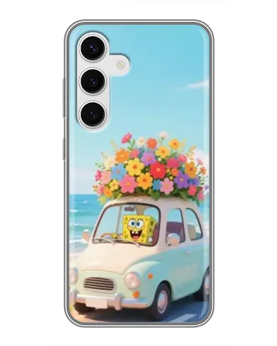 Чехол для Samsung Galaxy S24 с картинкой «Автомобильное путешествие»