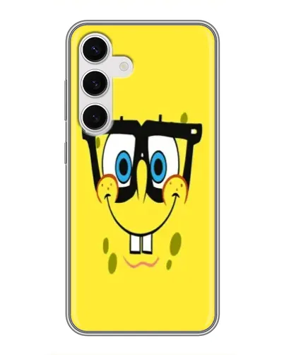 Чехол для Samsung Galaxy S24 с картинкой «Минималистичный Спанч Боб» Чехол для Samsung Galaxy S24 с картинкой «Минималистичный Спанч Боб»