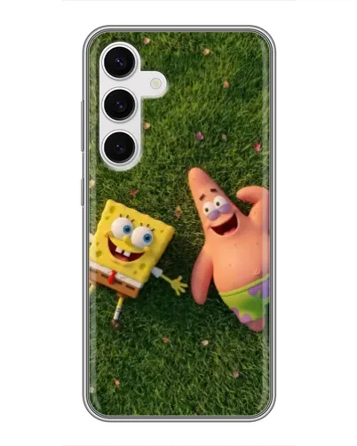 Чехол для Samsung Galaxy S24 с картинкой «Друзья на лужайке» Чехол для Samsung Galaxy S24 с картинкой «Друзья на лужайке»