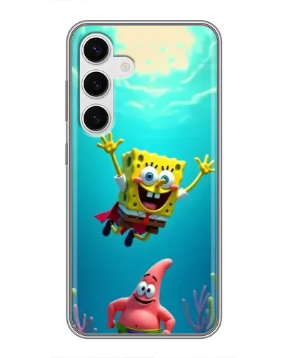 Чехол для Samsung Galaxy S24 с картинкой «Спанч Боб под водой» Чехол для Samsung Galaxy S24 с картинкой «Спанч Боб под водой»