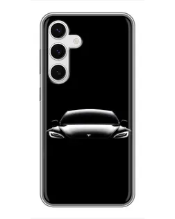 Чехол для Samsung Galaxy S24 с картинкой «Фары Tesla Night» Чехол для Samsung Galaxy S24 с картинкой «Фары Tesla Night»