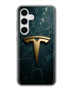 Чехол для Samsung Galaxy S24 с картинкой «Мраморная Tesla Gold» Чехол для Samsung Galaxy S24 с картинкой «Мраморная Tesla Gold»