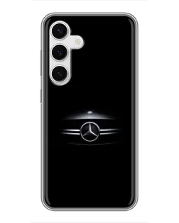 Чехол для Samsung Galaxy S24 с картинкой «Mercedes — абстрактные линии»