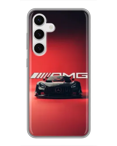 Чохол для Samsung Galaxy S24 з картинкою «Mercedes AMG — червона лінія»