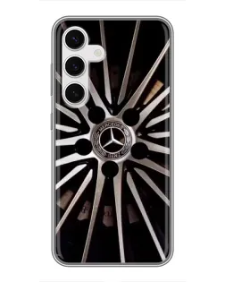 Чохол для Samsung Galaxy S24 з картинкою «Диск Mercedes»