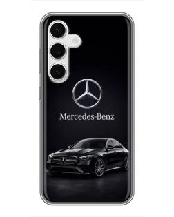 Чохол для Samsung Galaxy S24 з картинкою «Mercedes — решітка радіатора»